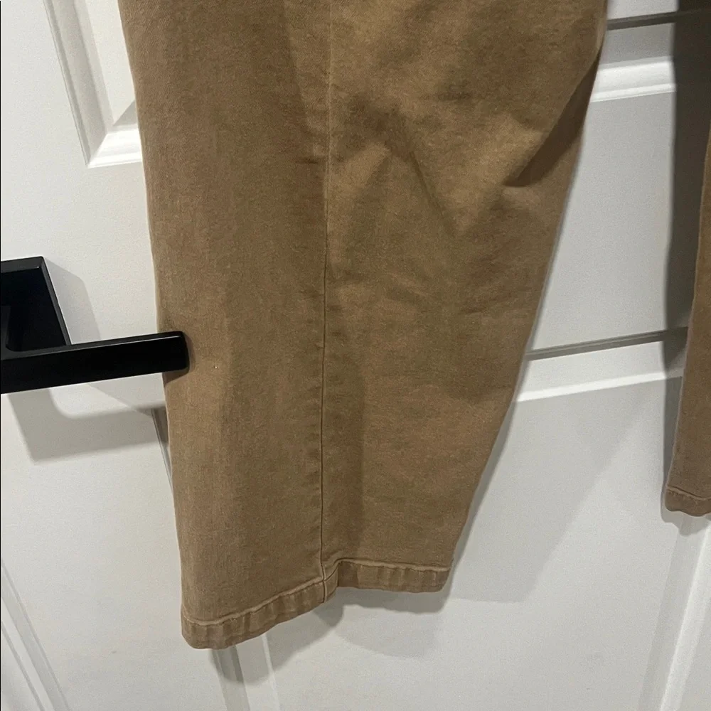 Madewell Women's Tan Emmet Wide Leg Crop Pants Size 29 - Picture 7 of 9